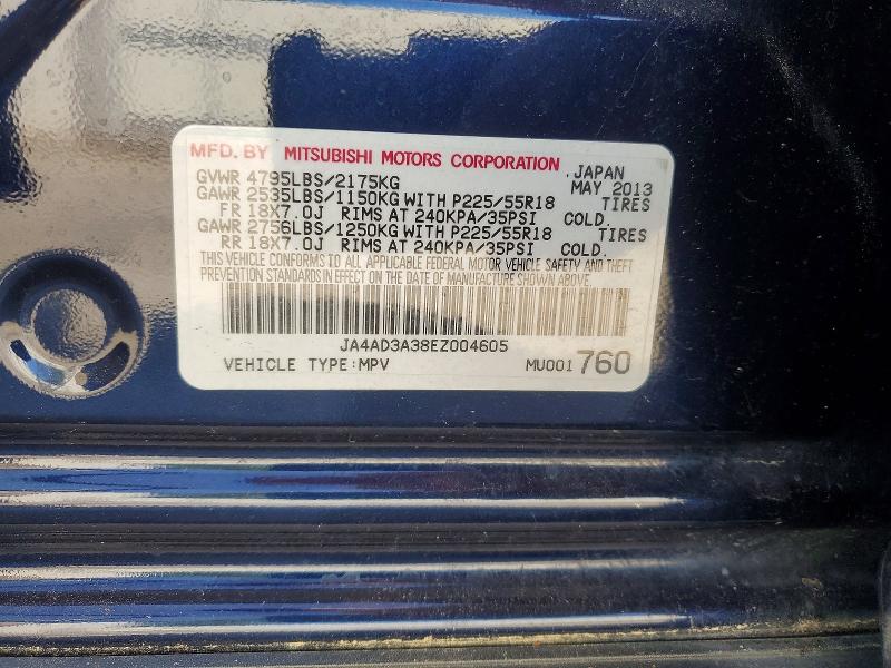Aukcja sprzedaży 2014 Mitsubishi Outlander, vin: JA4AD3A38EZ004605, numer aukcji: 64695176