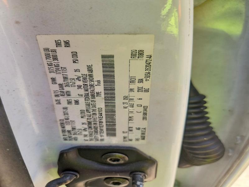Продажа на аукционе авто 2015 Ford F150, vin: 1FTEW1EF8FKE44103, номер лота: 64847516
