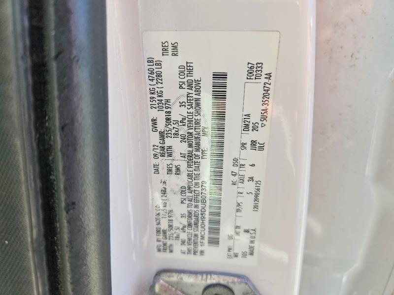 Aukcja sprzedaży 2013 Ford Escape, vin: 1FMCU0H95DUB07379, numer aukcji: 65646936