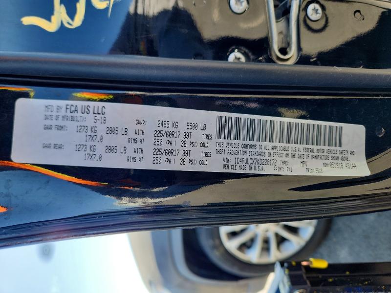 Aukcja sprzedaży 2019 Jeep Cherokee, vin: 1C4PJLCX7KD220172, numer aukcji: 66429126