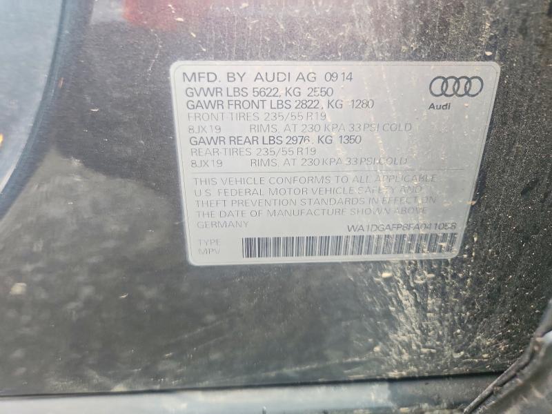 2015 Audi Q5 მანქანა იყიდება აუქციონზე, vin: WA1DGAFP8FA041058, აუქციონის ნომერი: 64988866
