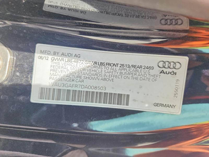 Продаж на аукціоні авто 2013 Audi S5, vin: WAU3GAFR7DA008503, номер лоту: 63516016