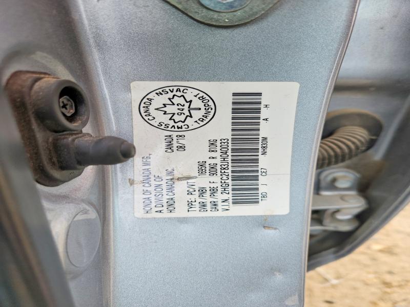 Aukcja sprzedaży 2018 Honda Civic, vin: 2HGFC2F83JH040033, numer aukcji: 64228256