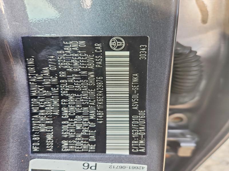 Продажа на аукционе авто 2014 Toyota Camry, vin: 4T4BF1FK6ER429876, номер лота: 64746566