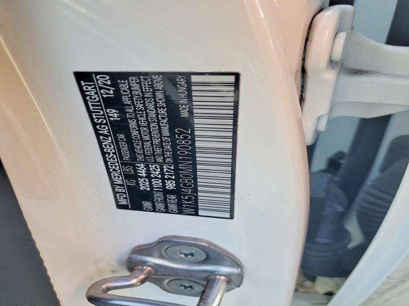 65138716 :رقم المزاد ، W1K5J4GB0MN190852 vin ، 2021 Mercedes-benz Cla مزاد بيع