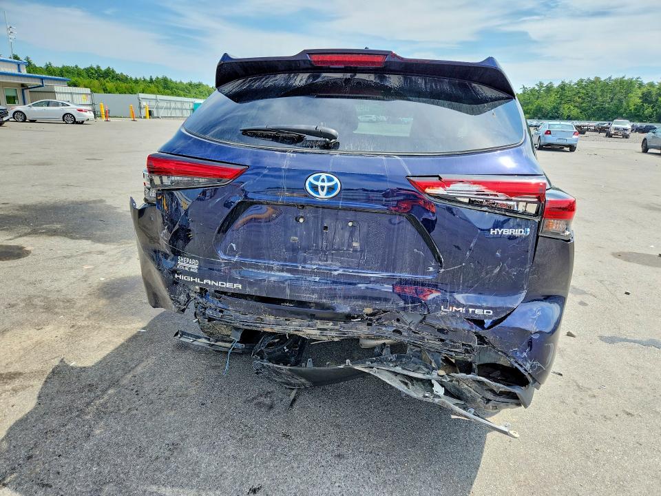 2021 Toyota Highlander Hybrid მანქანა იყიდება აუქციონზე, vin: 5TDXBRCH2MS064493, აუქციონის ნომერი: 63928626