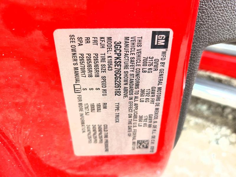 Aukcja sprzedaży 2012 Chevrolet Silverado, vin: 3GCPKSE76CG226182, numer aukcji: 65025356