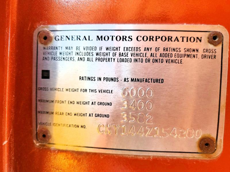 Aukcja sprzedaży 1974 Chevrolet K10, vin: CKY144Z154280, numer aukcji: 63287896