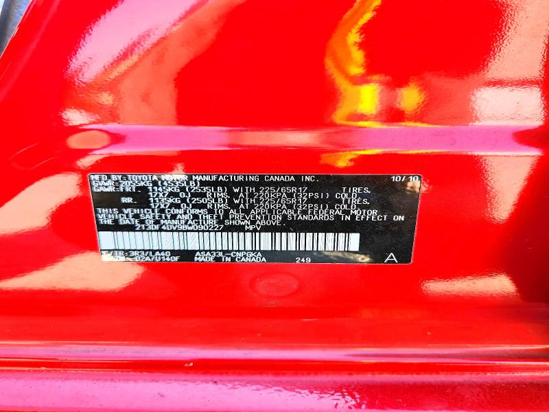 Продажа на аукционе авто 2011 Toyota Rav4, vin: 2T3DF4DV9BW090227, номер лота: 65015766