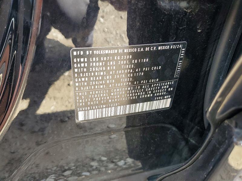 Aukcja sprzedaży 2024 Volkswagen Tiguan, vin: 3VV8B7AX1RM110391, numer aukcji: 63687526