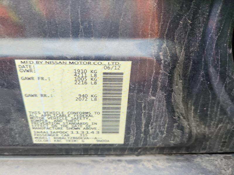 Aukcja sprzedaży 2013 Nissan Altima, vin: 1N4AL3AP0DC113143, numer aukcji: 63366426