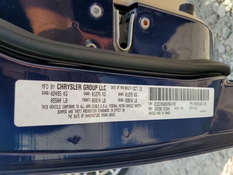 Продаж на аукціоні авто 2013 Chrysler 300c, vin: 2C3CCASG0DH564788, номер лоту: 64309926