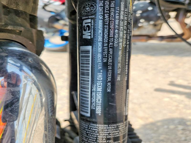 Продаж на аукціоні авто 2017 Harley-davidson Fxdb, vin: 1HD1GXM15HC311928, номер лоту: 64252286