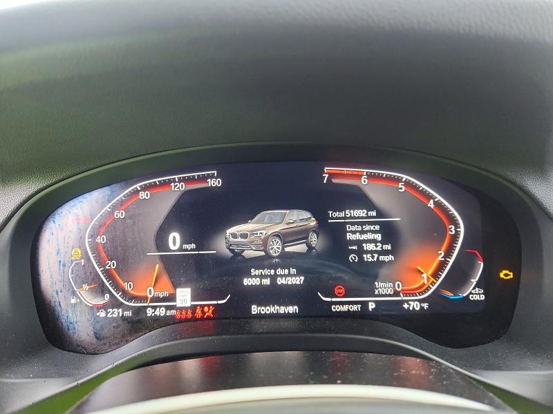 Aukcja sprzedaży 2021 Bmw X3, vin: 5UXTY5C09M9F50153, numer aukcji: 65263376