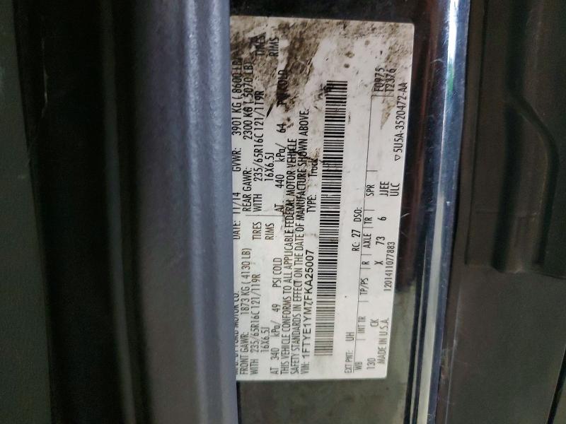 Auction sale of the 2015 Ford Transit, vin: 1FTYE1YM7FKA25007, lot number: 67389936