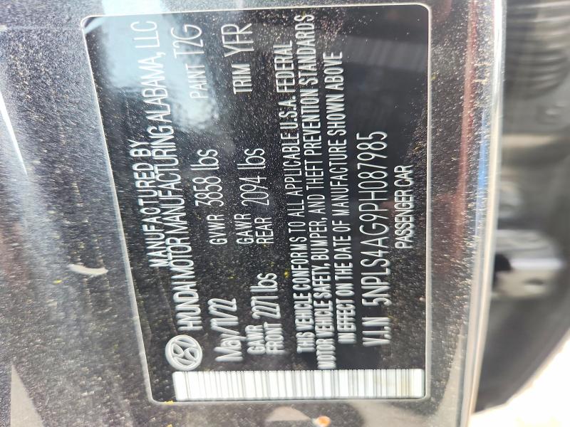 Aukcja sprzedaży 2023 Hyundai Elantra, vin: 5NPLS4AG9PH087985, numer aukcji: 63818876