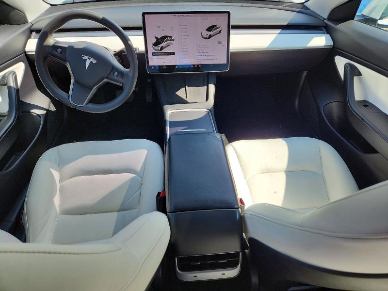 64306966 :رقم المزاد ، 5YJ3E1EA9MF873291 vin ، 2021 Tesla Model 3 مزاد بيع