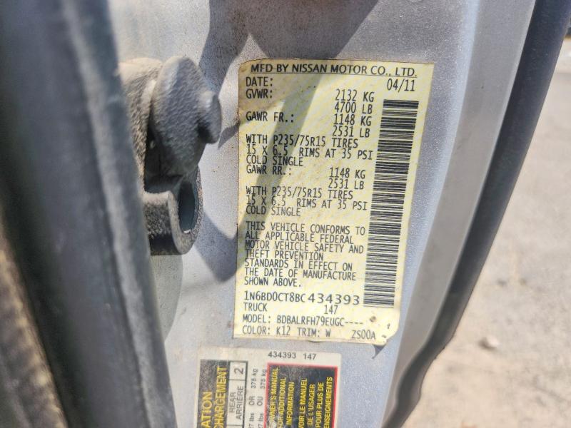 64387016 :رقم المزاد ، 1N6BD0CT8BC434393 vin ، 2011 Nissan Frontier مزاد بيع