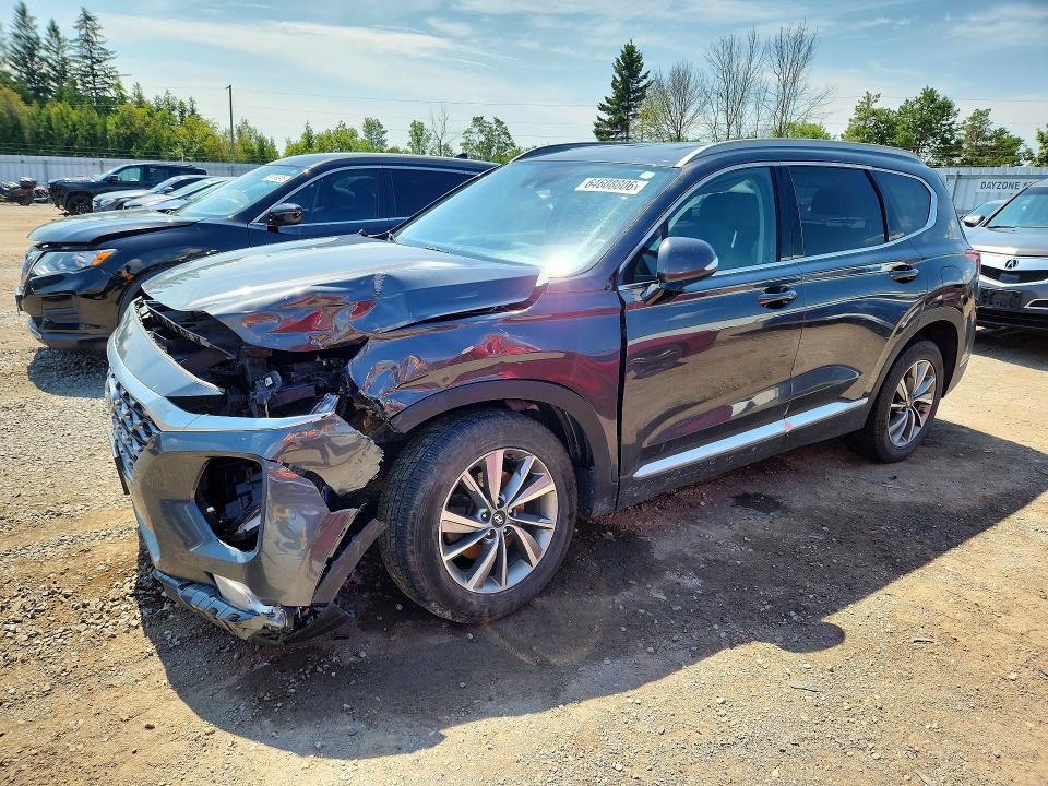 64608806 :رقم المزاد ، 5NMS3CAD4LH201262 vin ، 2020 Hyundai Santa Fe مزاد بيع