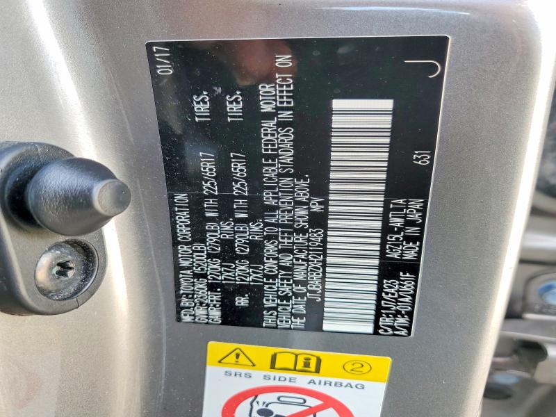 Aukcja sprzedaży 2017 Lexus Nx 200t, vin: JTJBARBZXH2119483, numer aukcji: 65063046