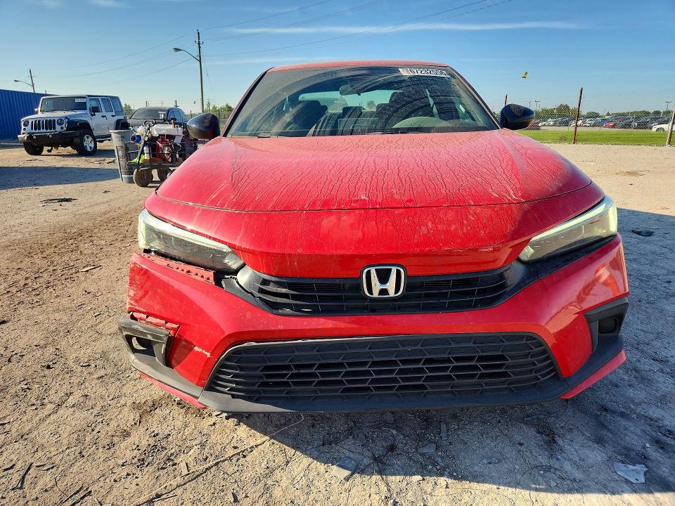 67232556 :رقم المزاد ، 2HGFE2F57NH569703 vin ، 2022 Honda Civic مزاد بيع