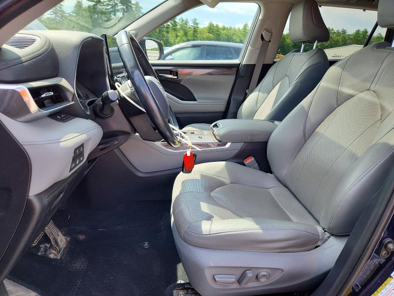 2021 Toyota Highlander Hybrid მანქანა იყიდება აუქციონზე, vin: 5TDXBRCH2MS064493, აუქციონის ნომერი: 63928626