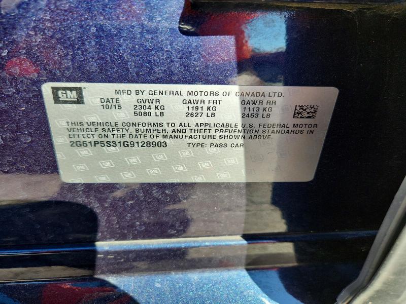 Aukcja sprzedaży 2016 Cadillac Xts, vin: 2G61P5S31G9128903, numer aukcji: 67169366