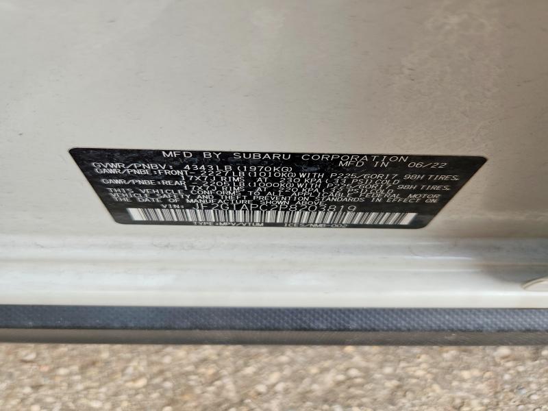 Продажа на аукционе авто 2023 Subaru Crosstrek, vin: JF2GTAPC2P8203819, номер лота: 67286886