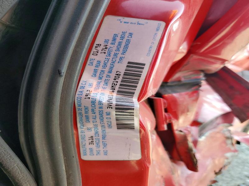 Продажа на аукционе авто 1998 Volkswagen Golf, vin: 3VWFA81H6WM219087, номер лота: 65570396
