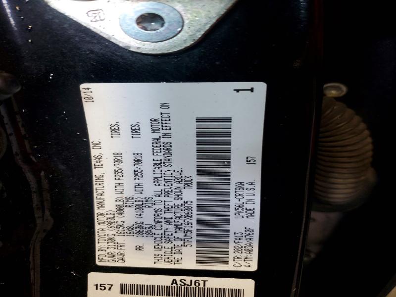 63517426 :رقم المزاد ، 5TFUM5F16FX060075 vin ، 2015 Toyota Tundra مزاد بيع