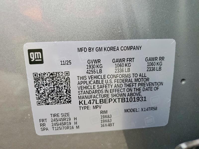 Продаж на аукціоні авто 2026 Buick Envista, vin: KL47LBEPXTB101931, номер лоту: 63484616