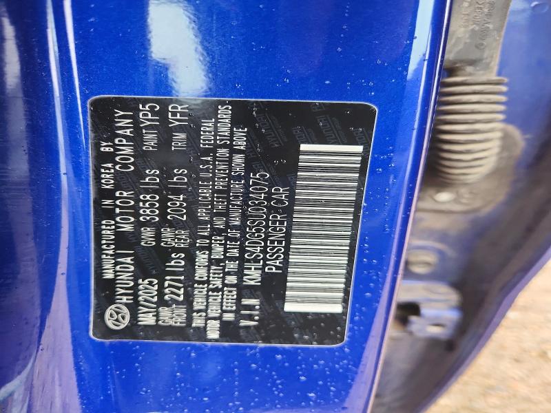 65020686 :رقم المزاد ، KMHLS4DG5SU034075 vin ، 2025 Hyundai Elantra مزاد بيع