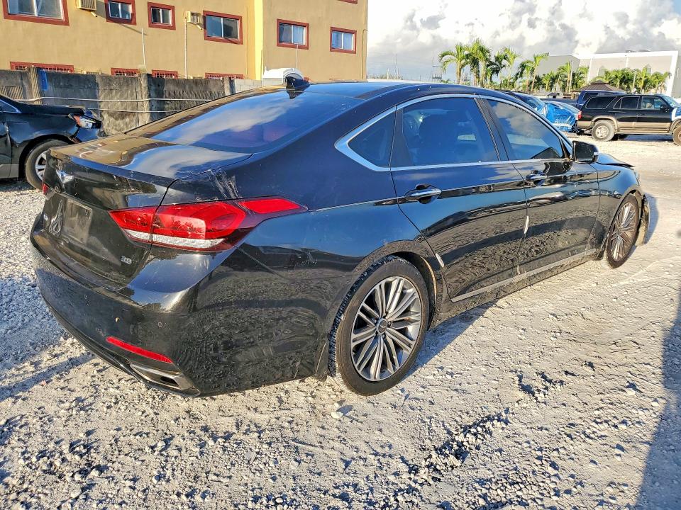 2018 Genesis G80 მანქანა იყიდება აუქციონზე, vin: KMHGN4JE4JU257122, აუქციონის ნომერი: 64537646
