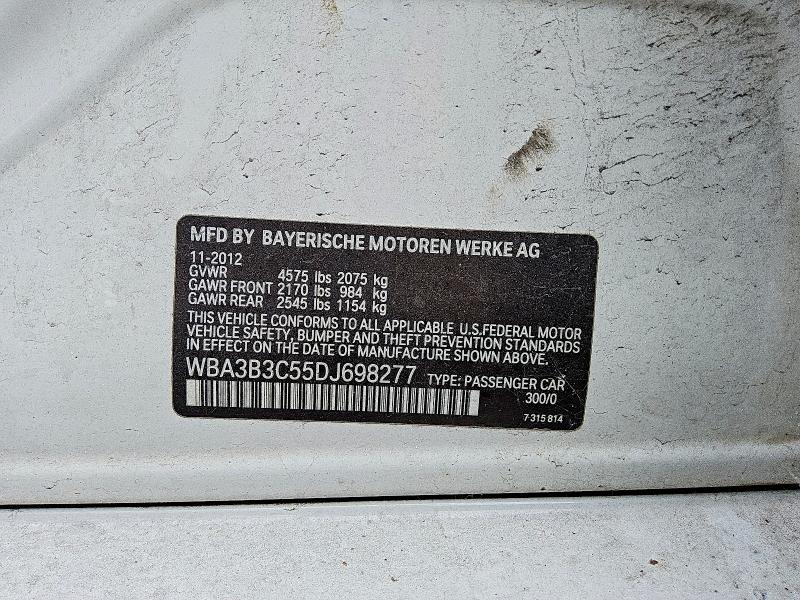 Aukcja sprzedaży 2013 Bmw 328, vin: WBA3B3C55DJ698277, numer aukcji: 65194716