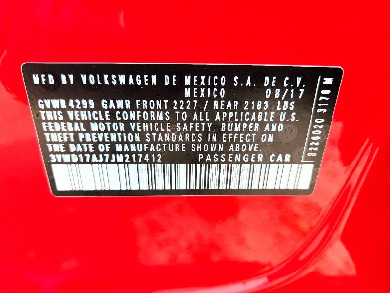Продаж на аукціоні авто 2018 Volkswagen Jetta, vin: 3VWD17AJ7JM217412, номер лоту: 66788736
