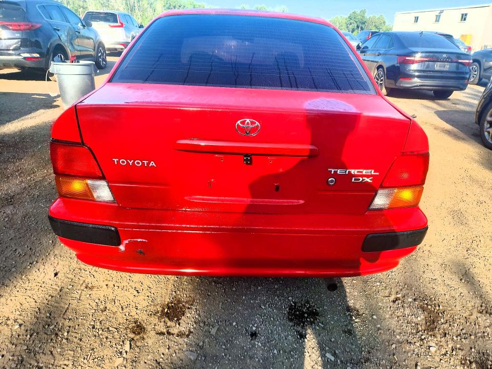 1995 Toyota Tercel მანქანა იყიდება აუქციონზე, vin: JT2EL56E4S7011535, აუქციონის ნომერი: 65082196