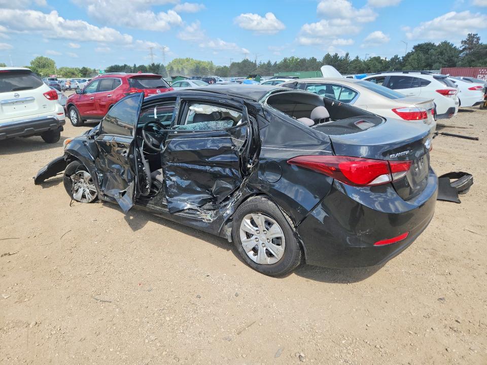 2016 Hyundai Elantra მანქანა იყიდება აუქციონზე, vin: 5NPDH4AEXGH667490, აუქციონის ნომერი: 66283066