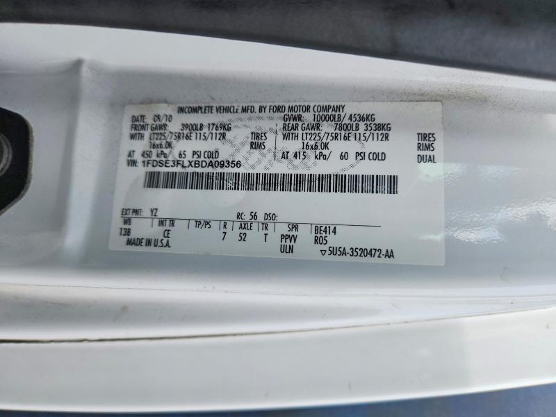 2011 Ford Econoline მანქანა იყიდება აუქციონზე, vin: 1FDSE3FLXBDA09356, აუქციონის ნომერი: 65199246