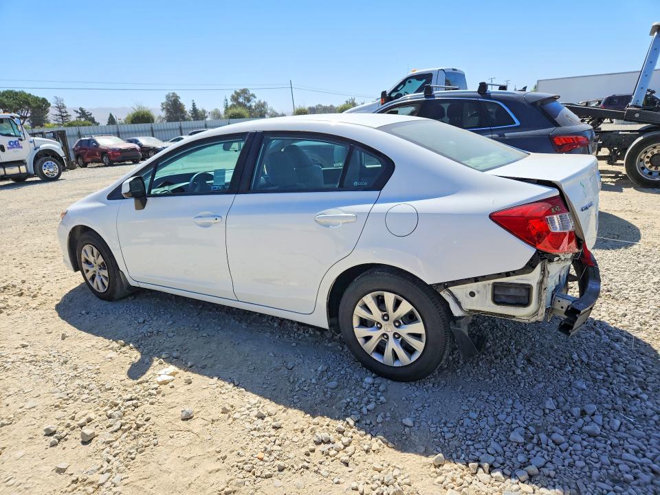 Продаж на аукціоні авто 2012 Honda Civic, vin: 2HGFB2F56CH598342, номер лоту: 63639666