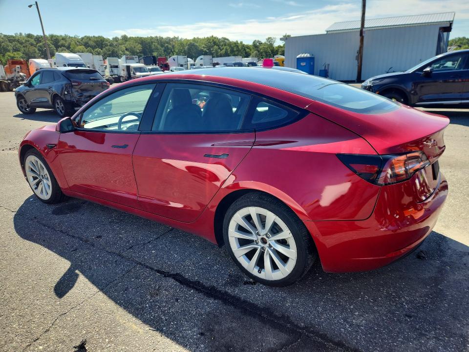Продажа на аукционе авто 2022 Tesla Model 3, vin: 5YJ3E1EA4NF185359, номер лота: 65842566