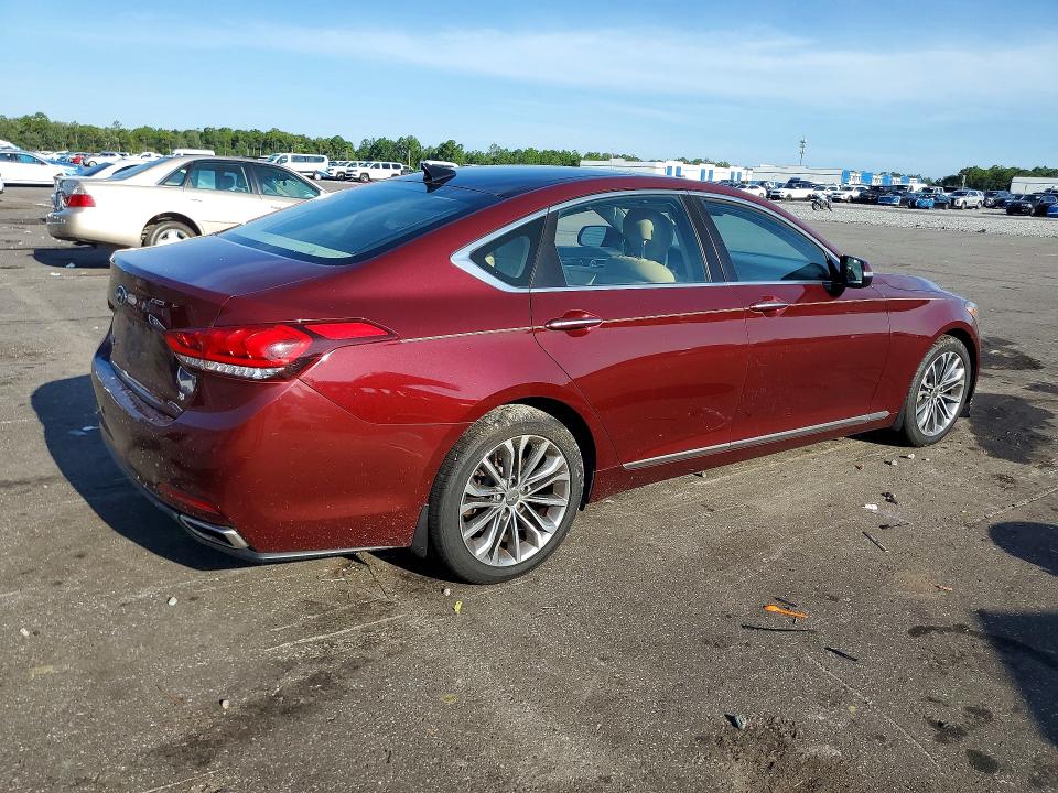2015 Hyundai Genesis მანქანა იყიდება აუქციონზე, vin: KMHGN4JE5FU080555, აუქციონის ნომერი: 65091846