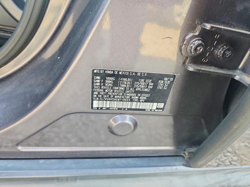 64285866 :رقم المزاد ، 3CZRU6H58GM718654 vin ، 2016 Honda Hr-v مزاد بيع