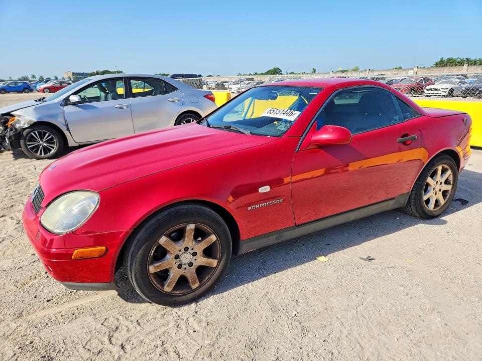 1998 Mercedes-benz Slk მანქანა იყიდება აუქციონზე, vin: WDBKK47F7WF043470, აუქციონის ნომერი: 65151446