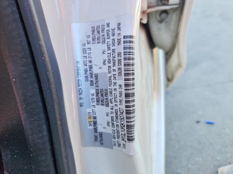 Aukcja sprzedaży 2019 Mazda 6, vin: JM1GL1UM2K1507407, numer aukcji: 65841336