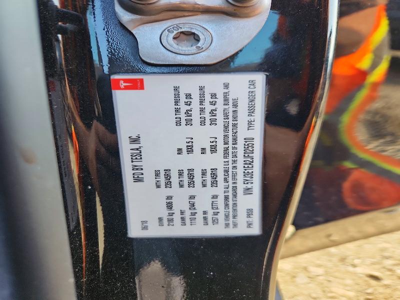 64360366 :رقم المزاد ، 5YJ3E1EA2JF025510 vin ، 2018 Tesla Model 3 مزاد بيع