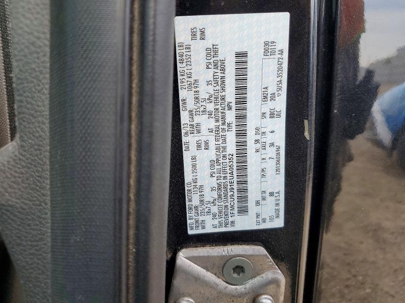 2014 Ford Escape მანქანა იყიდება აუქციონზე, vin: 1FMCU9J91EUA05352, აუქციონის ნომერი: 67175976