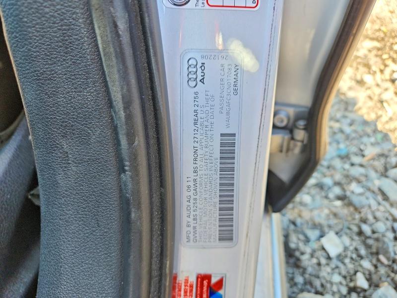 Продаж на аукціоні авто 2012 Audi A6, vin: WAUBGAFC3CN017083, номер лоту: 64073536