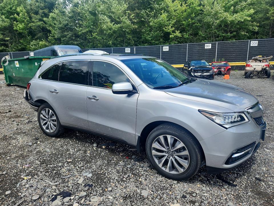 63862316 :رقم المزاد ، 5FRYD4H48EB047158 vin ، 2014 Acura Mdx مزاد بيع