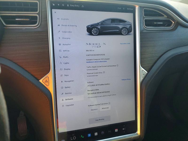 Продажа на аукционе авто 2016 Tesla Model X, vin: 5YJXCAE26GF016222, номер лота: 64140156