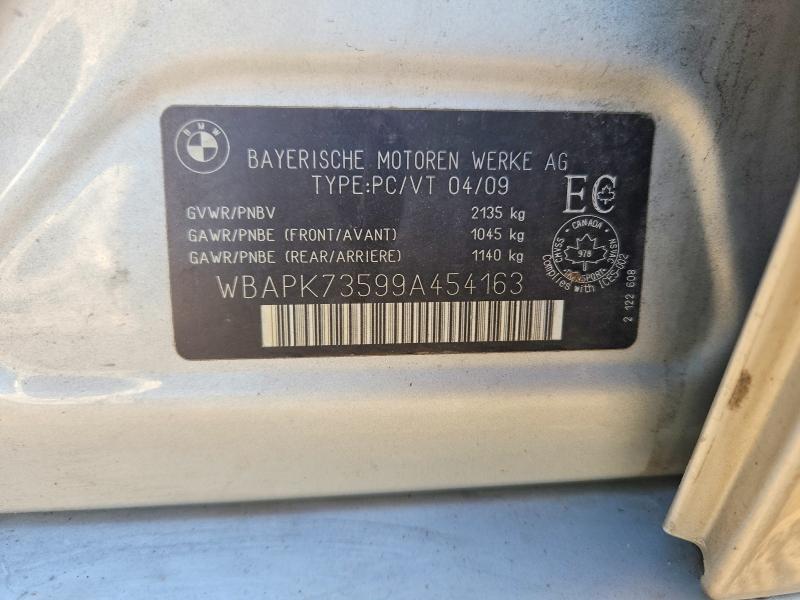 Продажа на аукционе авто 2009 Bmw 328, vin: WBAPK73599A454163, номер лота: 64648786